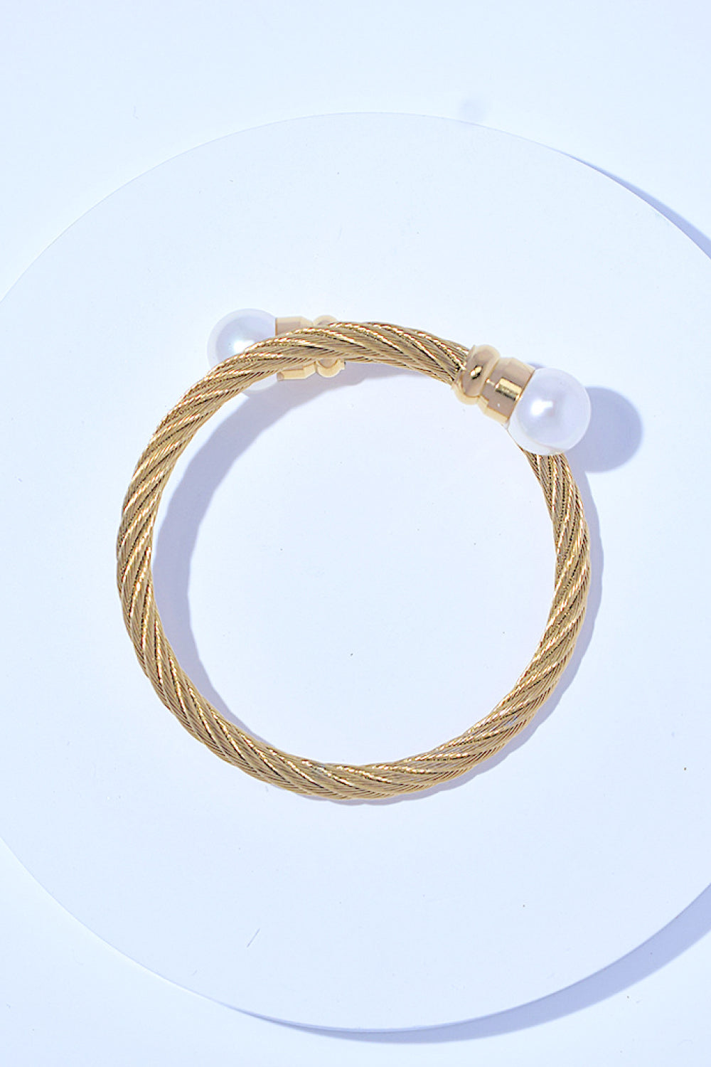 Rope Pearl Bypass Bracelet