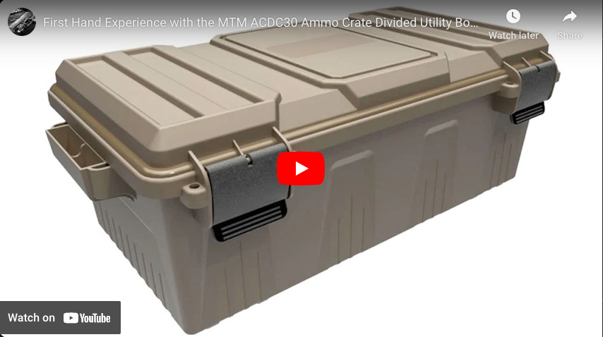 First Hand Experience with the MTM ACDC30 Ammo Crate Divided Utility Box by Gun Stock Reviews