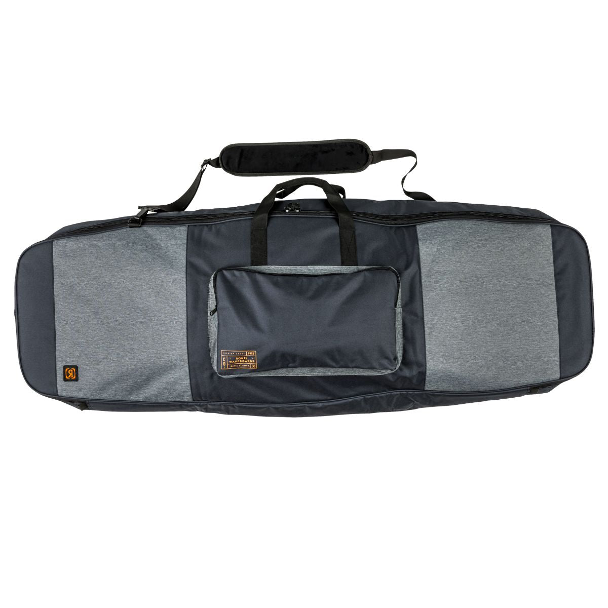 Ronix Squadron Half Padded Board Bag in Heather Charcoal/Orange