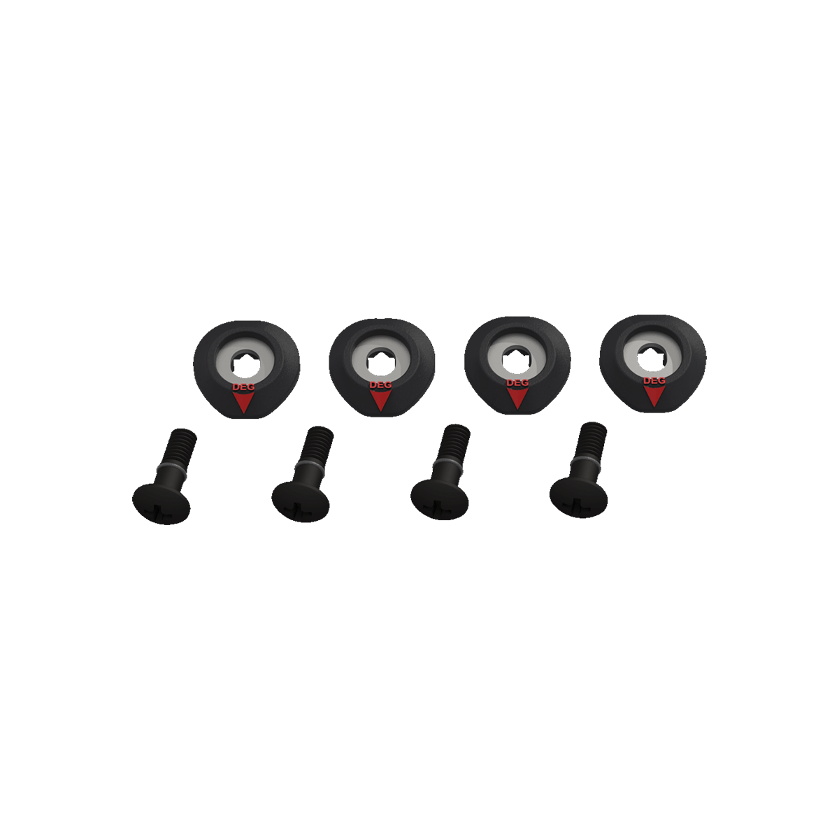 Ronix M6 Baseless Wakeboard Binding Hardware (Set of 4)