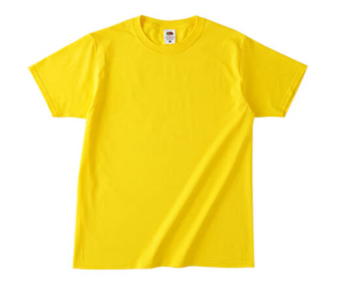 黄色いTシャツの画像