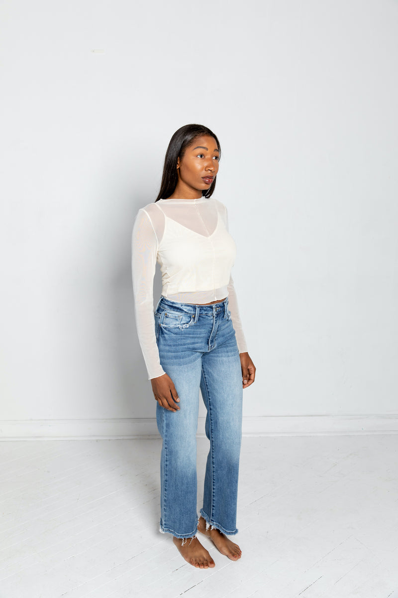 90's Wide Leg Jeans – WATERMOON