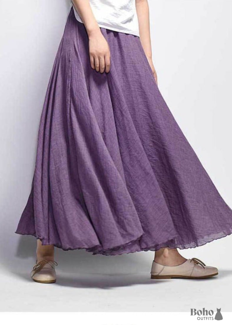 Long Boho Skirt Natalie - Boho Dress Official
