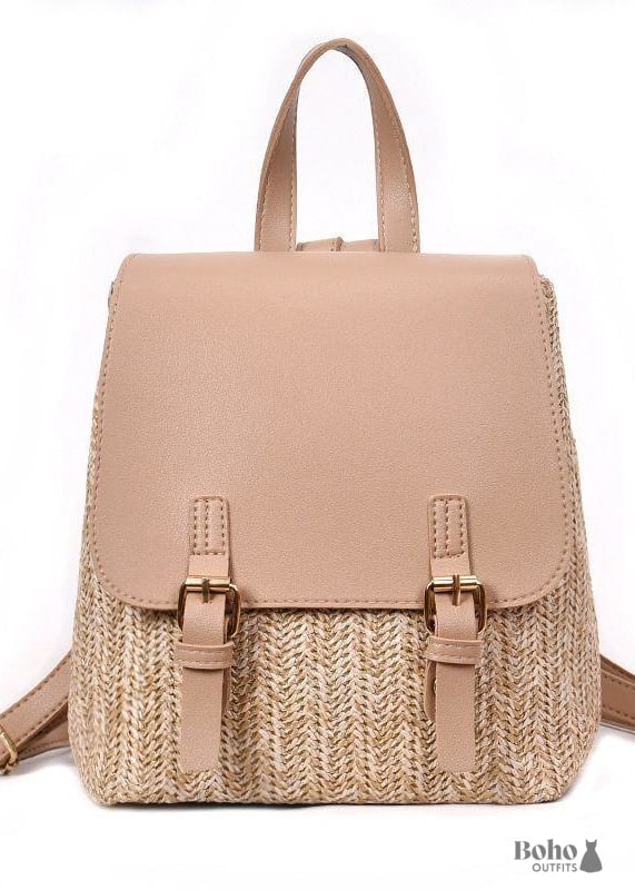 boho backpack purse abigail beige clothing accessories 635