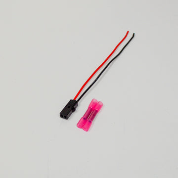 Stecker 2-polig Reparatursatz - Flachsteckergehäuse mit Kontaktverrieg