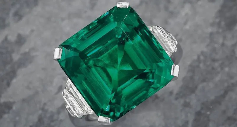 The 18.04-carat Rockefeller Emerald