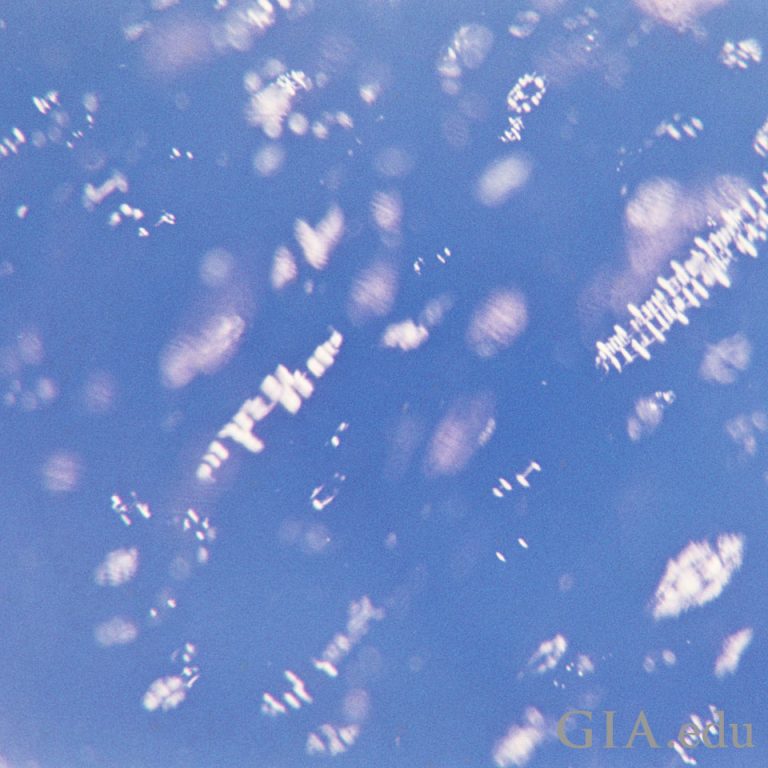 Centipede inclusions in a Moonstone