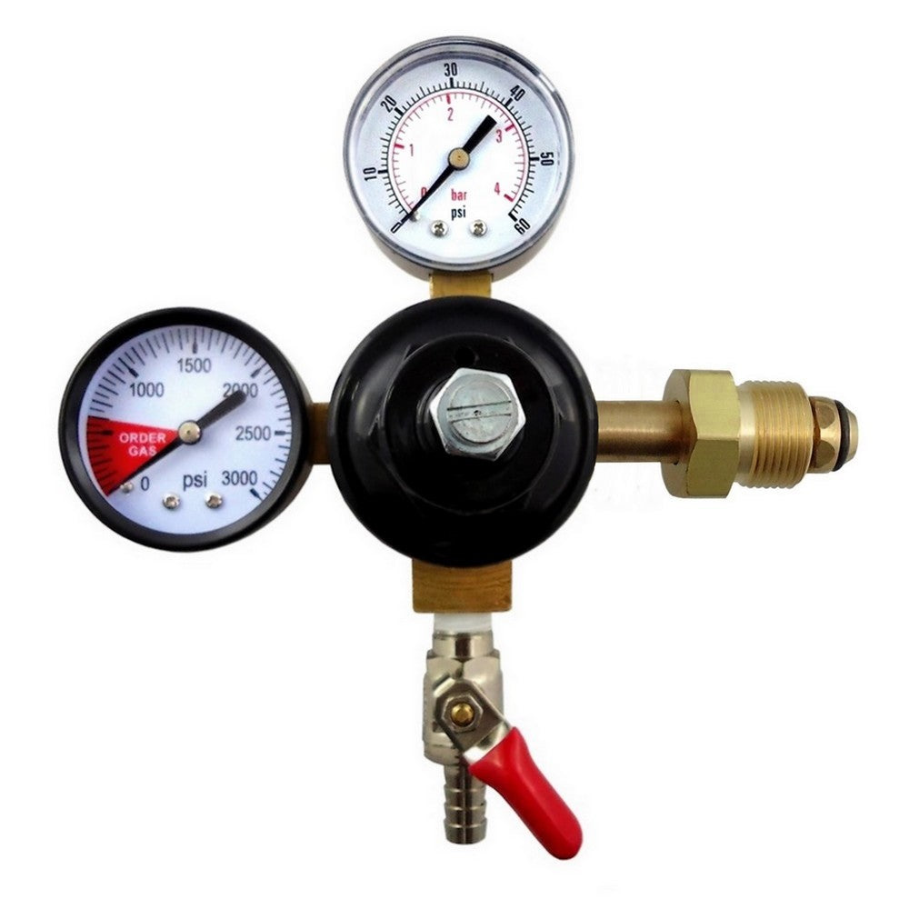 Taprite Primary High Pressure CO2 Regulator 2 gauge - 0-100 PSI