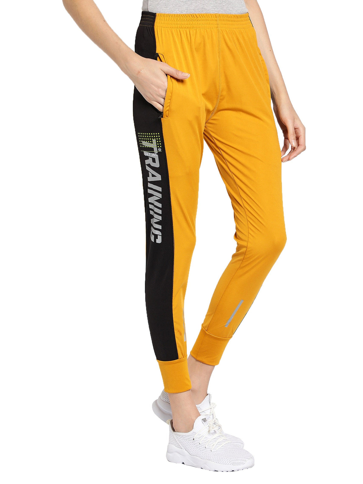 women's Parasuit plain track pants with side pocket for gym. – ajmera-retail
