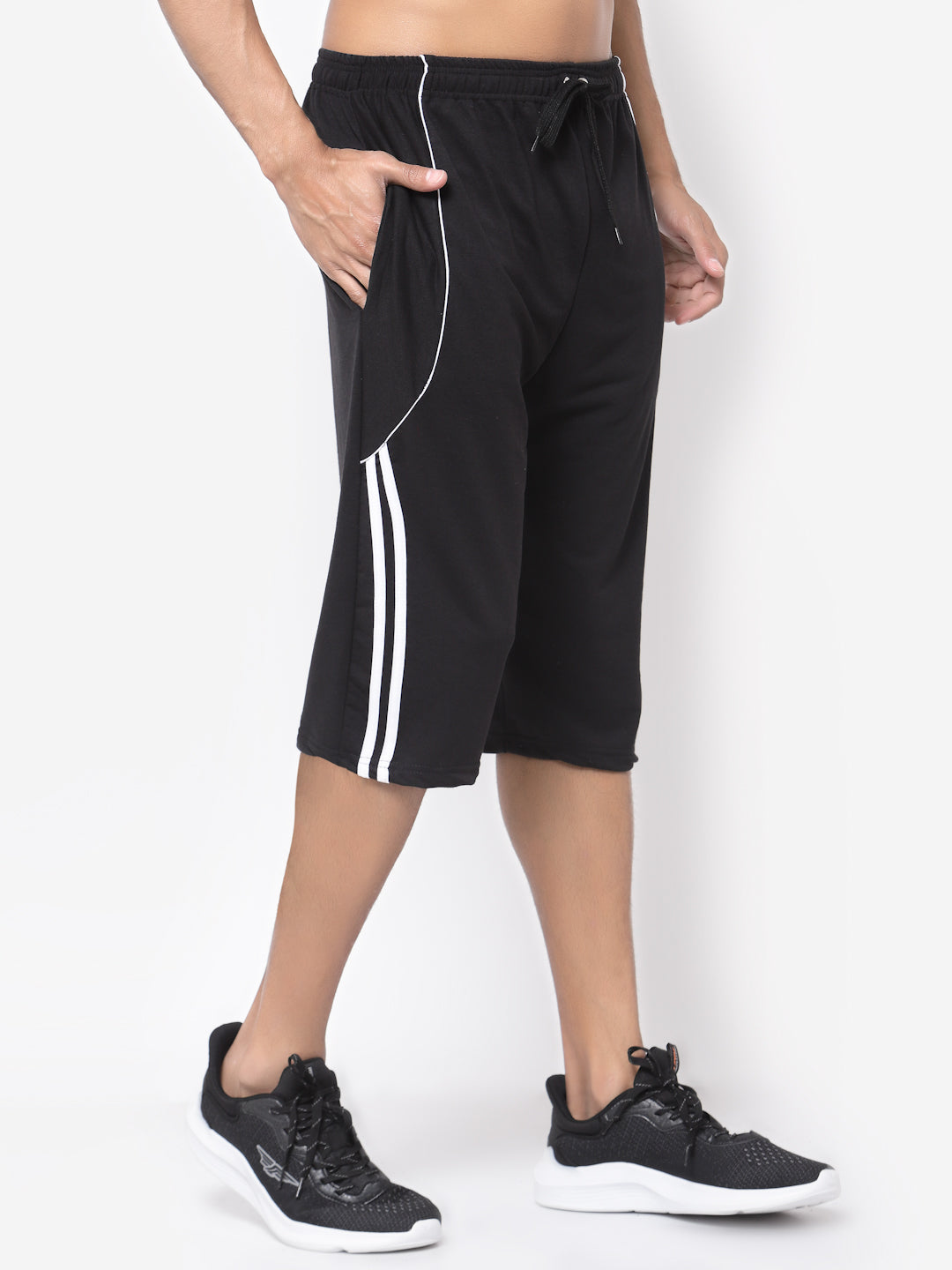 Ajile Men 3/4th Length Regular Black Fit Tracks - Selling Fast at  Pantaloons.com