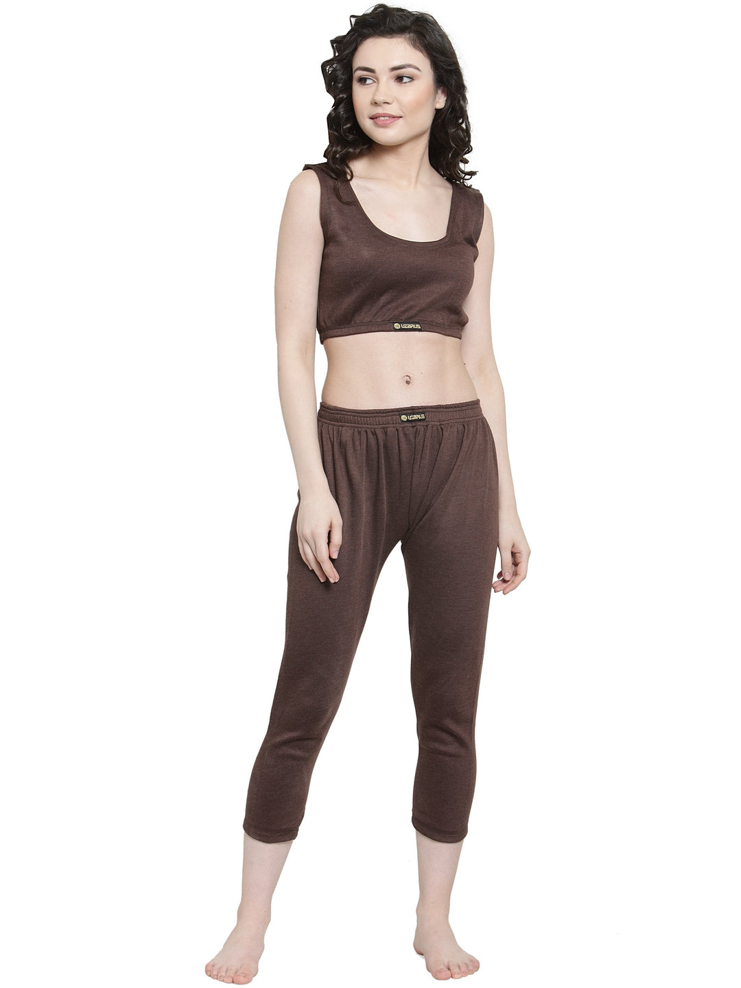 Women's 3/4 Thermal Top And Lower Set