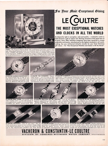 The History of Jaeger-LeCoultre – thewatchpreserve