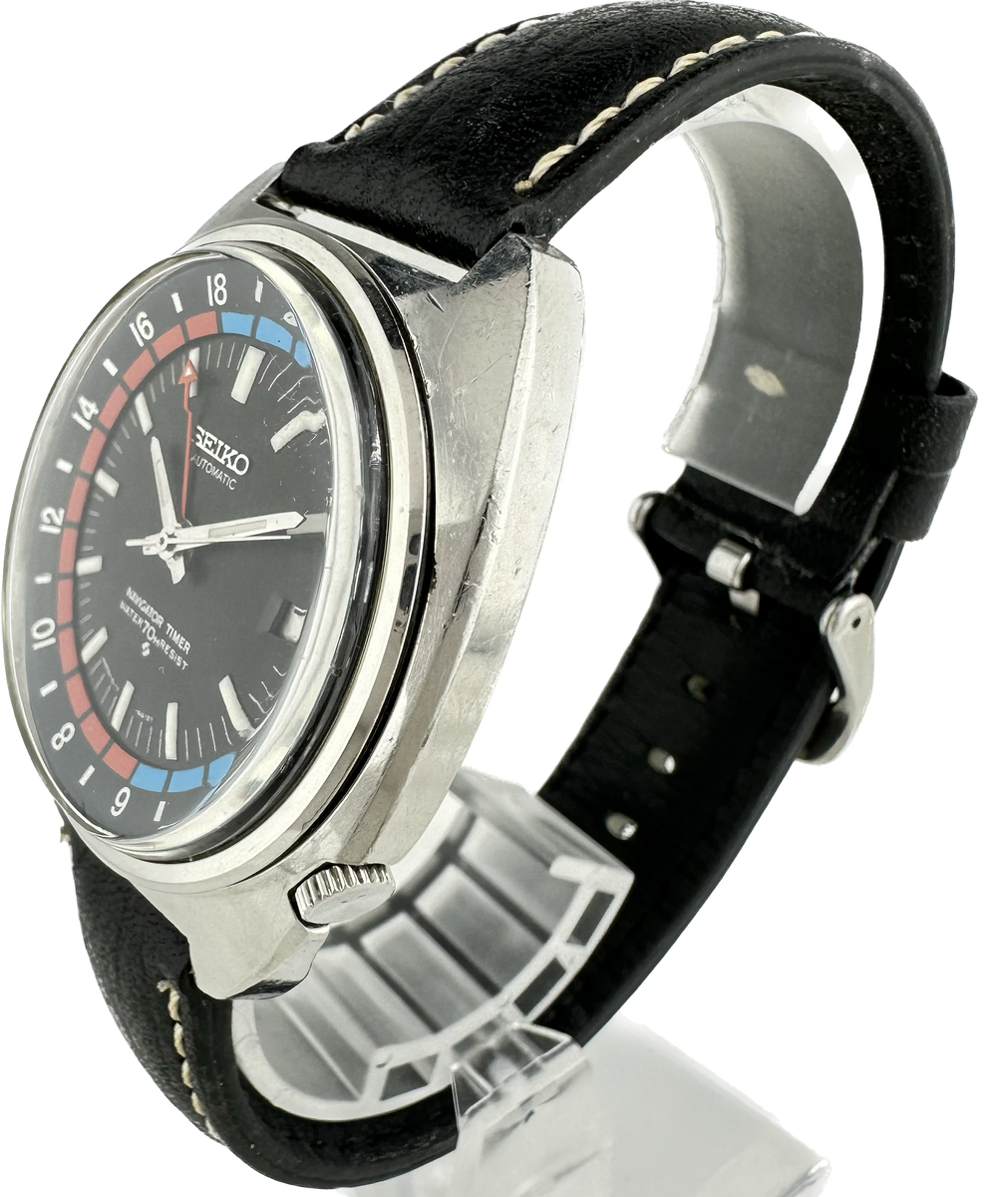 Vintage Seiko Navigator Timer 6117-6410 Men's Automatic Wristwatch w G –  thewatchpreserve