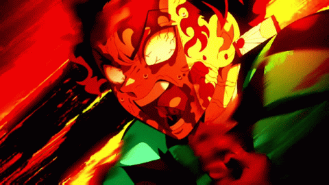 Tanjirou Demon Slayer Sticker - Tanjirou Demon Slayer Kimetsu No Yaiba -  Discover & Share GIFs