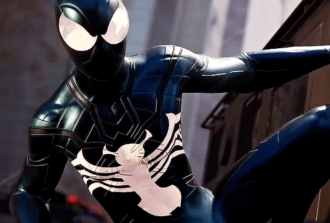 Marvel Comics - Black Costume Spider-Man - Sega Luminasta