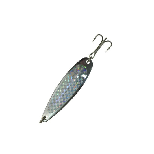 Fishing Spoon with a Treble Hook 3oz Silver – 3rd Coast Fishin and Tackle
