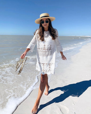 Crochet Beach Dress - Look for a date
