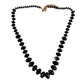Vintage Joan River Gold Black Resin Bead Necklace Set of 2