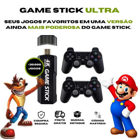 Game Stick Clássicos – Conforto & Compras