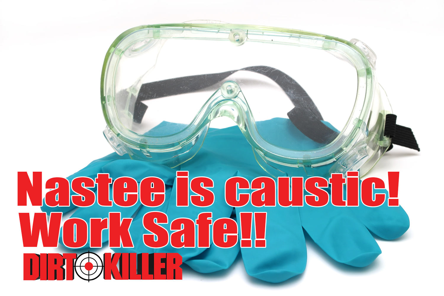 USE PPE with Nastee industrial concrete oil stain removal