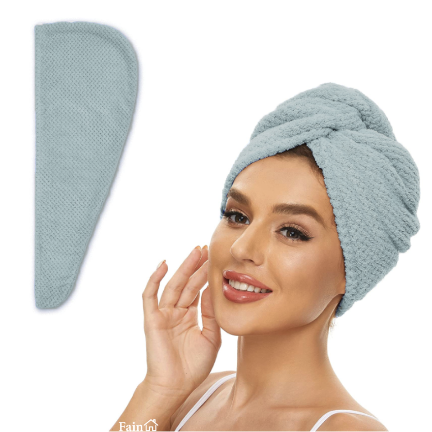 tijdelijk Overtekenen Speels Microvezel handdoek haar – Wit – Extreem zacht – Absorberend | ByFain