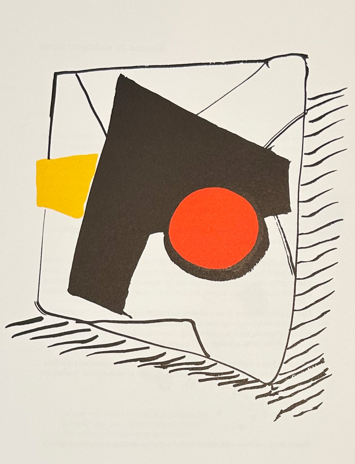Alexander Calder Derriere le Miroir #221