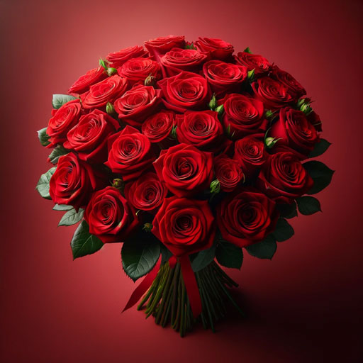 Bunch of red roses. What do 12 red roses mean?