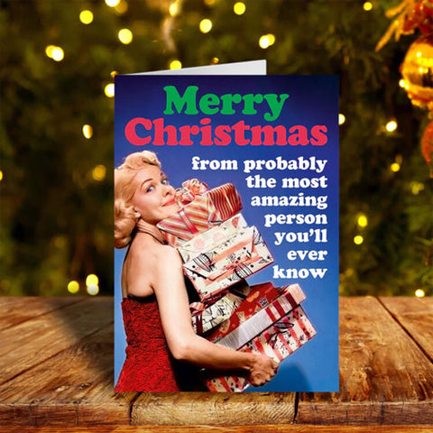 Add a Christmas card with your Secret Santa gift and keep them guessing who it's from...