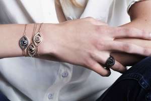 Wearing Netali bracelets and a ring