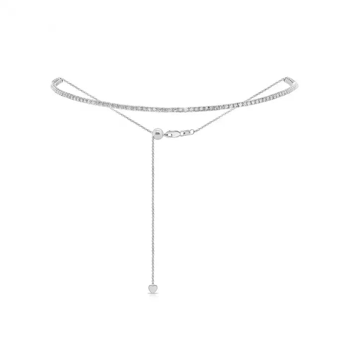 White Gold Choker