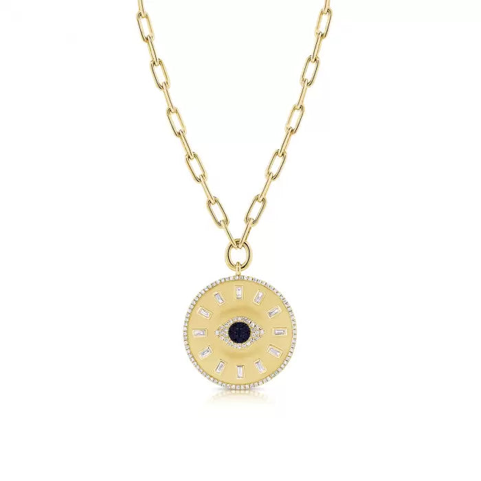 Gold Eye Necklace