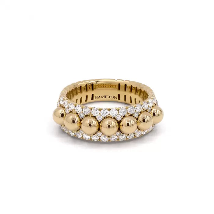 Yellow Gold Bead Ring