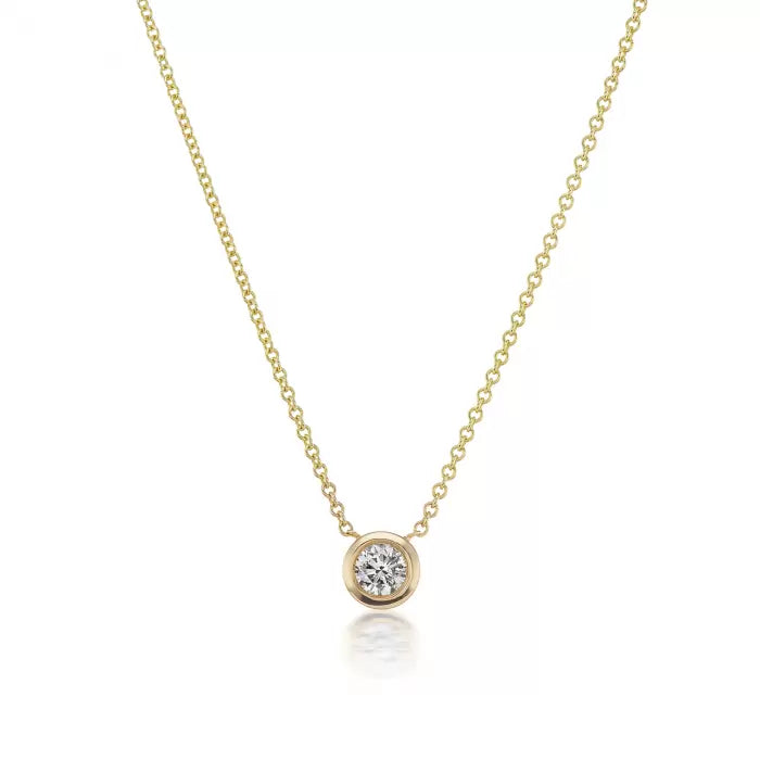 Diamond Bezel Pendant