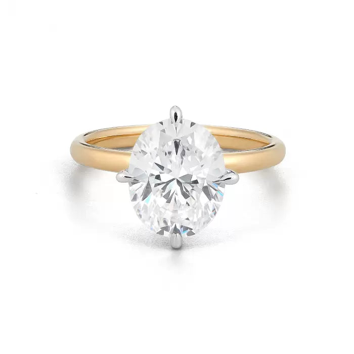 18k Yellow Gold Caroline Solitaire Mounting Engagement Ring