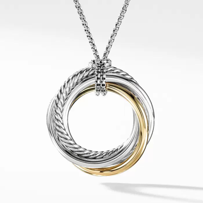 The Crossover Collection® Pendant Necklace with 14K Yellow Gold