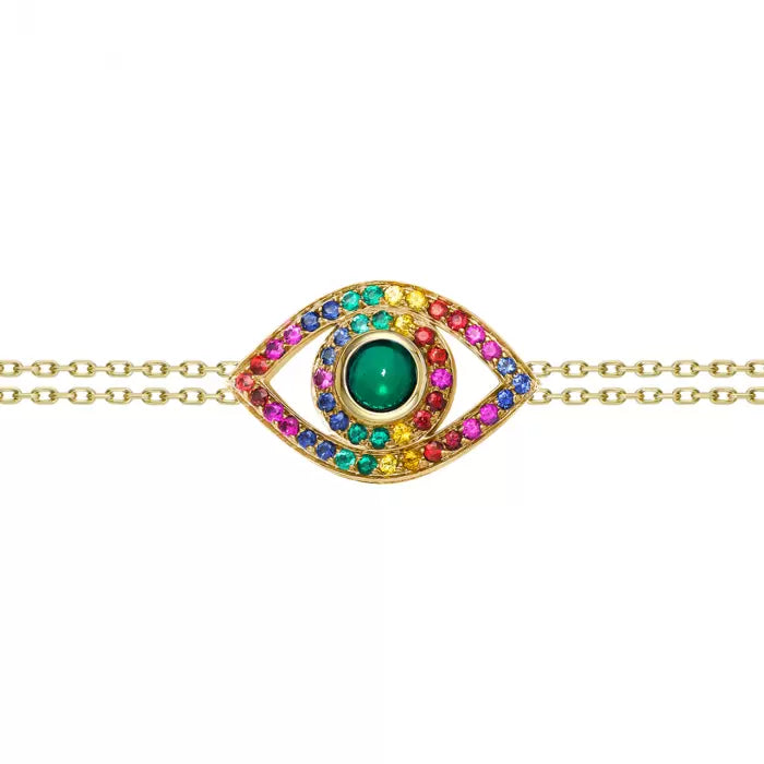 Rainbow Eye Bracelet