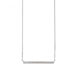 Diamond bar necklace