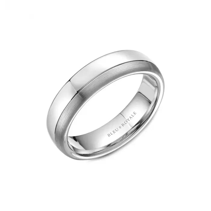 White gold wedding band