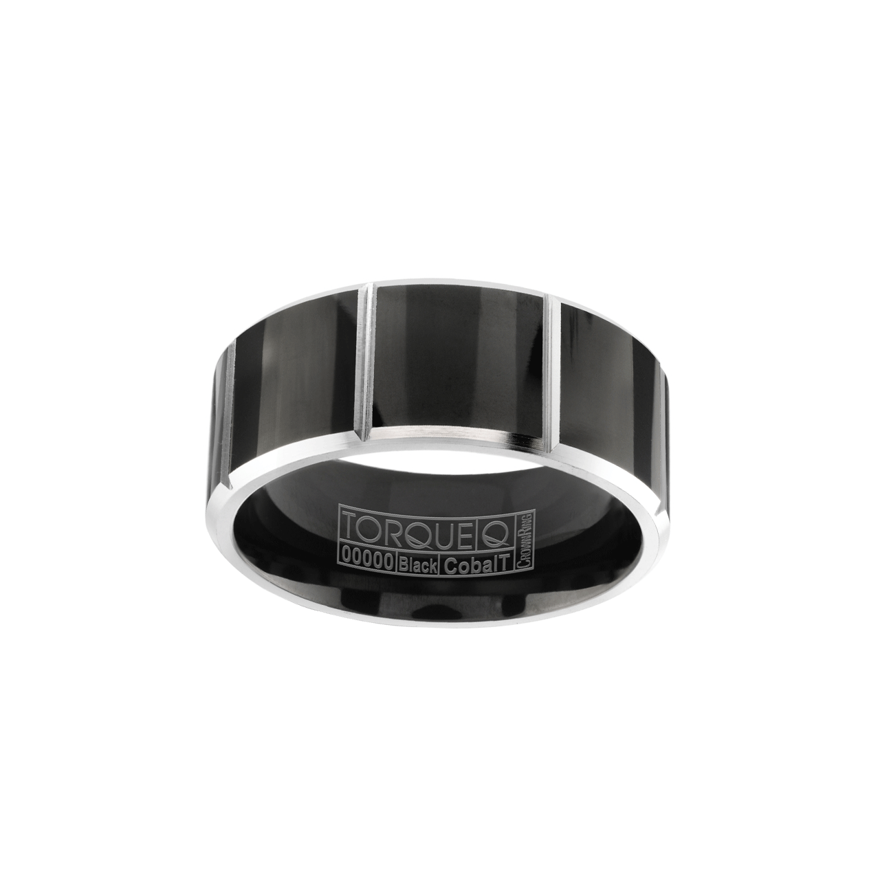 9mm Black Cobalt Wedding Band