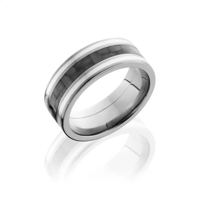 Titanium wedding band