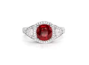 DCRRG0678 Ruby Diamond Ring