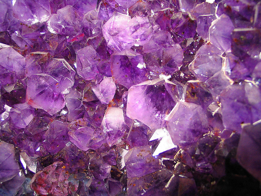 Amethyst before it is cut