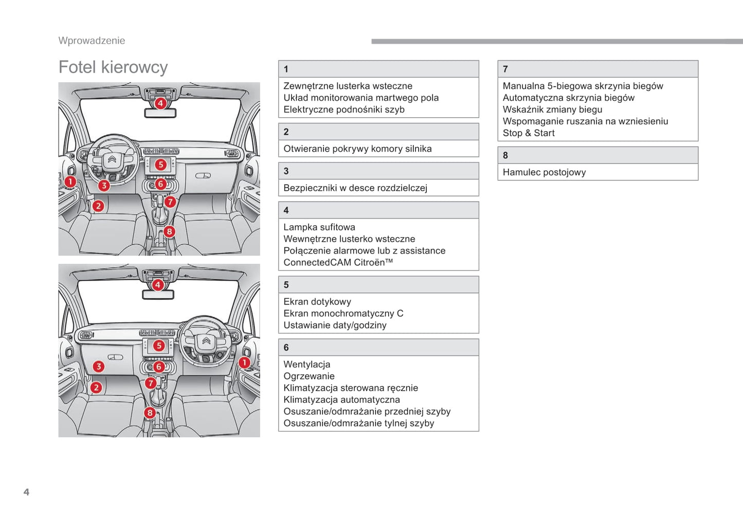 Citroën C3 Instrukcja Obslugi  2016 - 2019