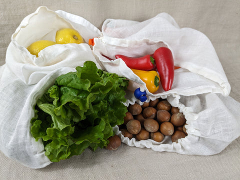 linen produce bags
