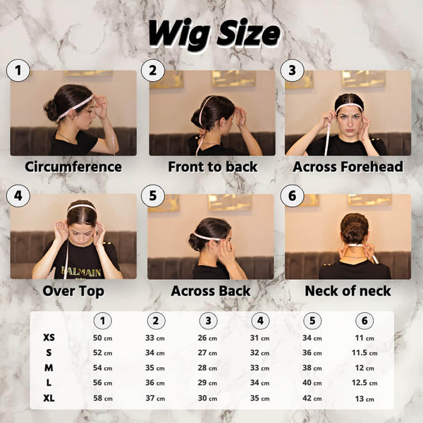 how to find your Bekawigs wig size