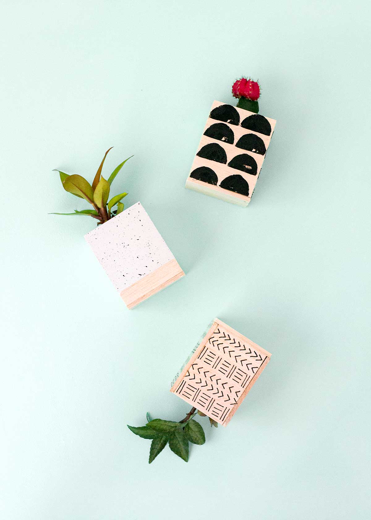 DIY balsa wood plant pots - Make and Tell for Curbly