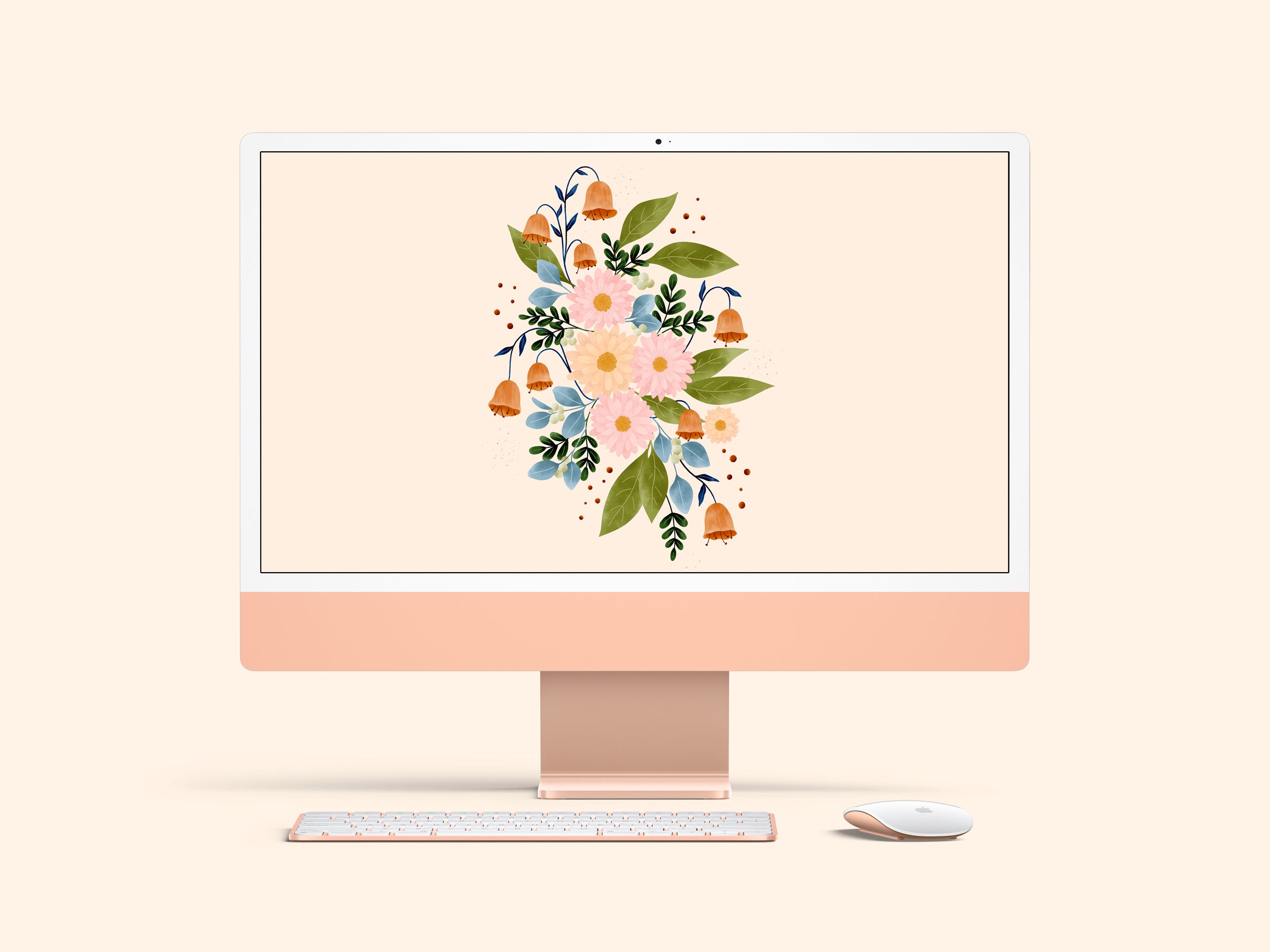 Bell flower desktop, phone and tablet wallpaper