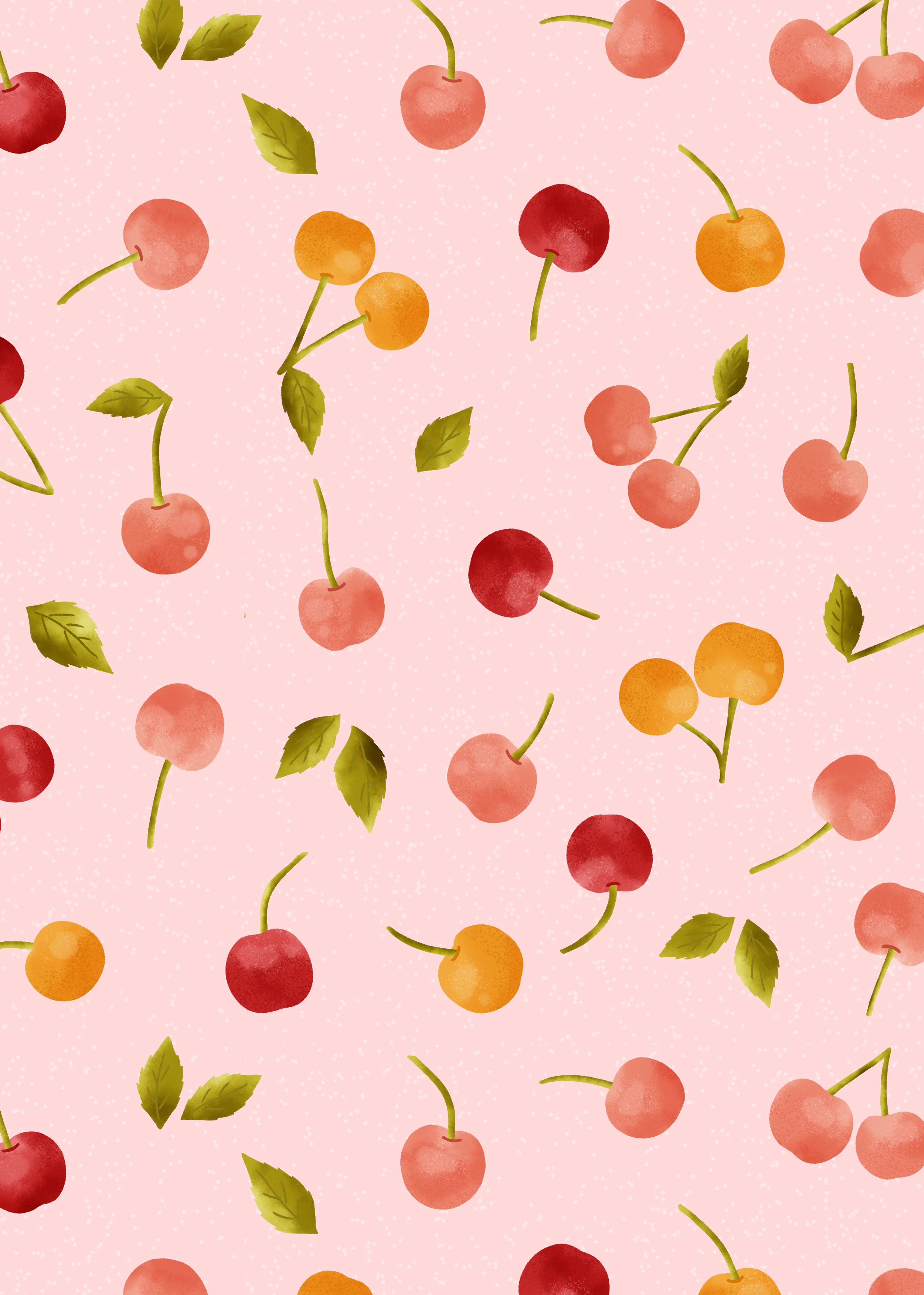 Cherries wallpaper - free downloadable background for desktop, phone and tablets