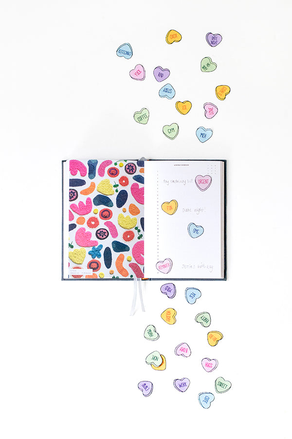 Tiny Heart Stickers (1/4 each), Planner Stickers, Love and Heart Stickers  for Calendars, Planners and more