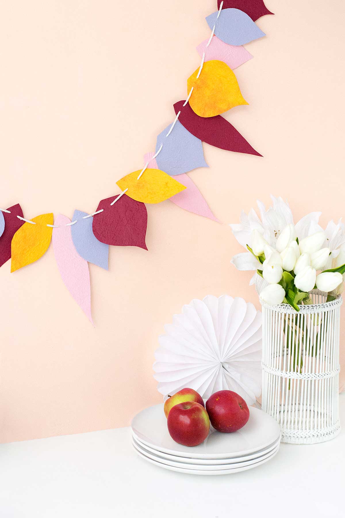 DIY autumn leaf garland - Make and Tell for Curbly